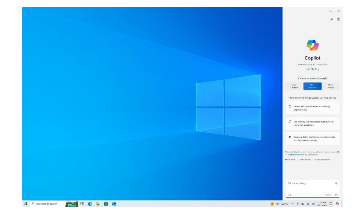 Copilot for Windows 10 Microsoft